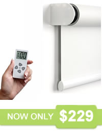Available now motorised blinds!