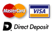 Mastercard Visa Direct Deposit