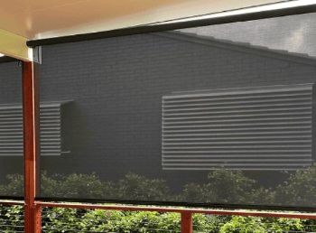 Standard Straight Drop Awning in VISTAWEAVE Plus 