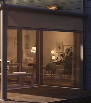 Side Channel Awning Dayscreen 95