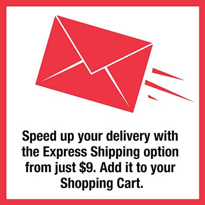 Express shipping available for your sample orders from just $9