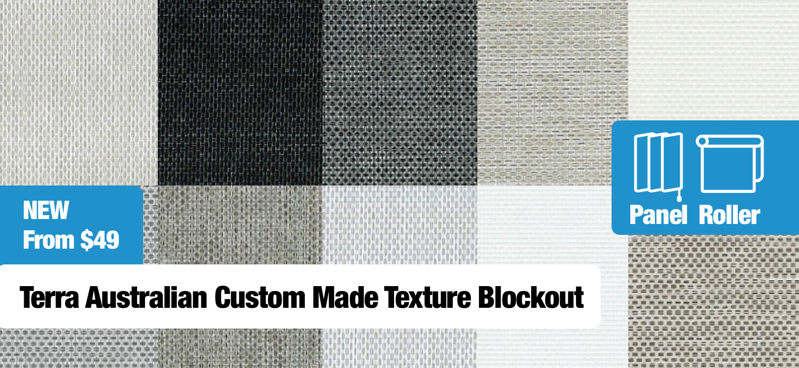 Terra Australian Custom Made Texture Blockout From $49