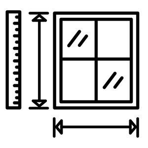 Window being measured icon